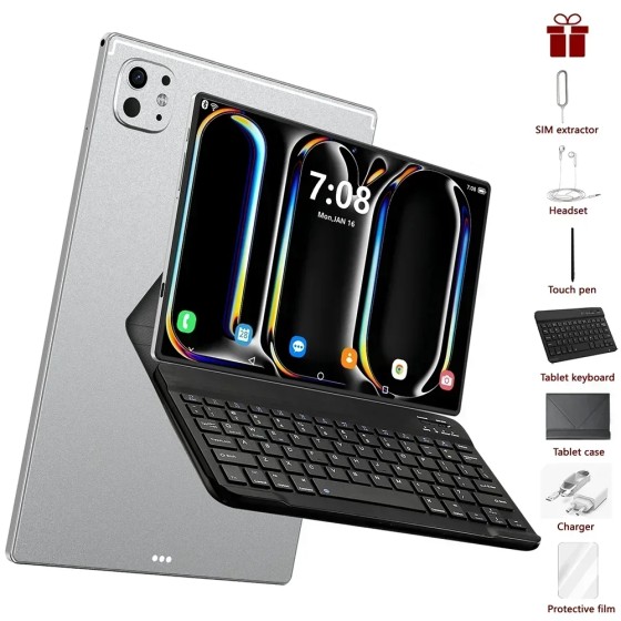 2025 pad 11 pro tablet android 15 snapdragon888 tablette 10.1 polegada versão global original tablet 5g cartão sim duplo 10000mah wifi