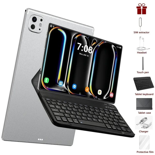 2025 pad 11 pro tablet android 15 snapdragon888 tablette 10.1 polegada versão global original tablet 5g cartão sim duplo 10000mah wifi
