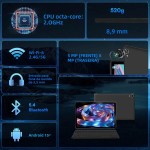10 Polegada tablet android 15 a523 8 núcleo comprimidos 24gb + 128gb 1tb expansão wifi 6 5mp + 8mp stylus teclado mouse fone de ouvido pc pad conjunto
