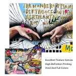 A criação de adão graffiti arte pintura em tela van gogh rua arte da parede cartaz anjos moda lona graffiti arte pintura