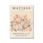 Conjunto de exposição vintage de 12 impressões, arte de parede, mercado de flores, matisse bauhaus, pôster abstrato, pintura em tela, decoração nórdica de casa
