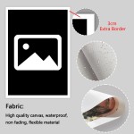 1 peça de tela de tamanho grande com foto personalizada, presente personalizado para decoração de quarto, itens de decoração de casa personalizados, decoração de parede, presente perso