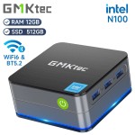 Gmktec g2 mini pc windows 11 pro intel 12th gen alder lake n100 mini pc ddr5 12gb ram 512gb rom wifi 6 bt5.2 computador desktop