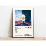 Nordic pop rapper quevedo cartaz estética mora feid eladio carrion rauw alejandroo álbum de música impressão em tela arte da parede decoração do quarto