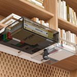 Caixa de armazenamento de gaveta sob a mesa escondida auto-adesivo tipo gaveta armário de armazenamento mesa de escritório organizando gaveta de grande capacidade