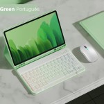 Capa de teclado para samsung galaxy tab s10fe s9fe s6 lite 10.4 "a9 + s7 s8 s9 10 fe plus 11 "12.4" teclado mágico tablet capa