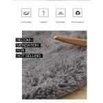 Tapete redondo de pelúcia para decoração de sala de estar, quarto infantil, tapete branco fofo, cobertor antiderrapante, design de cabeceira, tapete de brincar para quarto