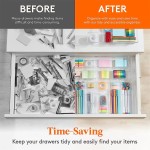 Conjunto de caixa de armazenamento de gaveta visual de 25 peças compartimento transparente multifuncional desktop embutido caixa de armazenamento de artigos diversos de papelaria