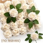 50/5 pçs rosas artificiais flores espuma falso cabeças de rosa com hastes para diy buquês de casamento casa festa mesas decorações suprimentos