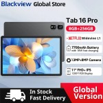 Blackview Tab 16 Pro Tablets 11 ''FHD + Display 8GB 256GB Widevine L1 Unisoc T616 Android 14 7700mAh 4G Tablet Pad PC
