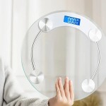Balança digital inteligente para banheiro, com display LCD, medições precisas, para peso corporal, utensílios de banheiro para casa