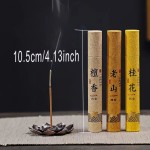 12 tipos de bastões de incenso perfumados, adequados para casa, fragrância duradoura para ioga;