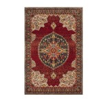 Vikama lavável dobrável imitação de caxemira tapete porta entrada persa estilo retro sala estar quarto cama tapete macio