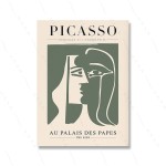 Conjunto de exposição vintage de 12 impressões, arte de parede, mercado de flores, matisse bauhaus, pôster abstrato, pintura em tela, decoração nórdica de casa