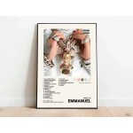 Nordic pop rapper quevedo cartaz estética mora feid eladio carrion rauw alejandroo álbum de música impressão em tela arte da parede decoração do quarto