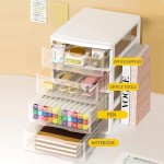 Caixa de armazenamento de mesa, tipo gaveta, armário de armazenamento, escritório, cosméticos, papelaria, rack de armazenamento de detritos
