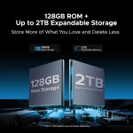 Versão global doogee u11 android 15 tablet 11 "ultra-claro 90hz display 16gb (4 +12) 128gb 8580mah bateria unisoc t606 octa-core