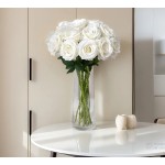 1/5/10/20 pçs rosas flores artificiais rosa ramo de flor rosas vermelhas artificiais realista rosa falsa para decoração de casa de casamento