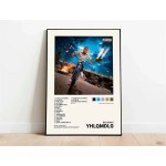 Nordic pop rapper quevedo cartaz estética mora feid eladio carrion rauw alejandroo álbum de música impressão em tela arte da parede decoração do quarto