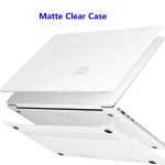 Capa transparente fosca para laptop microsoft surface 2 3 4 13.5 1867 1958 1950 7 13 15 13.8 capa de cristal laptop go 1 2 3 12.4 shell