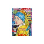 Mona lisa graffiti arte da parede cartaz a criação de adam street impressões de arte em tela picasso arte abstrata imagem pintura em tela