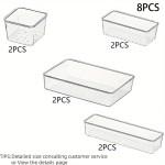 Conjunto de caixa de armazenamento de gaveta visual de 25 peças compartimento transparente multifuncional desktop embutido caixa de armazenamento de artigos diversos de papelaria
