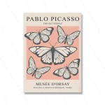 Conjunto de exposição vintage de 12 impressões, arte de parede, mercado de flores, matisse bauhaus, pôster abstrato, pintura em tela, decoração nórdica de casa