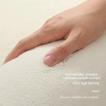 Wabi-sabi estilo tapetes para sala de estar branco quarto decoração tapete de pelúcia moderno engrossado minimalista macio tapete de cabeceira