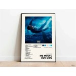 Nordic pop rapper quevedo cartaz estética mora feid eladio carrion rauw alejandroo álbum de música impressão em tela arte da parede decoração do quarto