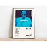 Nordic pop rapper quevedo cartaz estética mora feid eladio carrion rauw alejandroo álbum de música impressão em tela arte da parede decoração do quarto