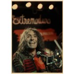 Extremoduro álbum de banda vintage, pôster, café, bar, decoração de quarto, sala de estar, retrô, papel kraft, adesivo de parede, pintura artística