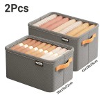 Engrossar roupas organizador calças camisola armários de armazenamento gavetas organizador jeans caixa de armazenamento guarda-roupa organizadores de armazenamento de roupas