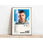 Nordic pop rapper quevedo cartaz estética mora feid eladio carrion rauw alejandroo álbum de música impressão em tela arte da parede decoração do quarto