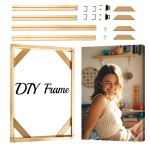 1 peça de tela de tamanho grande com foto personalizada, presente personalizado para decoração de quarto, itens de decoração de casa personalizados, decoração de parede, presente perso