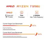 Novo computador portátil ninkear a15plus 15.6 Polegada tela fhd ips 1920*1080 display 32gb ddr4 1tb ssd windows 11 portátil amd ryzen 7