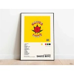 Nordic pop rapper quevedo cartaz estética mora feid eladio carrion rauw alejandroo álbum de música impressão em tela arte da parede decoração do quarto