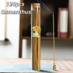 120 pc/caixa vara de incenso natural aromaterapia varas desodorização interior duradoura persistente fragrância casa quarto incenso