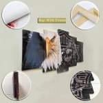 Cartazes HD de Aurora, pintura modular, pôster de vulcão, imagens de arte de parede em tela, decoração de casa para sala de estar, 5 peças