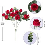 10 cabeças flor artificial seda rosa branco eucalipto folhas peônia buquê flor falsa para mesa de casamento festa vaso decoração de casa