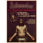 Extremoduro álbum de banda vintage, pôster, café, bar, decoração de quarto, sala de estar, retrô, papel kraft, adesivo de parede, pintura artística