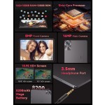 Cubot TAB 70, 2025 Novo Tablet Android 14, Octa-Core, 16 GB de RAM (6 GB + 10 GB), 128 GB de ROM, tela HD + 10,95 ", 8200 mAh, GPS, identificação facial