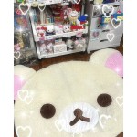 Kaji urso rilakkuma tapete relaxado urso dos desenhos animados bonito coreia tapete quarto macio pelúcia tapete de cabeceira casa quarto