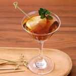 Palhetas de dente para coquetel, espetos de nó de bambu natural, mini palitos de comida, palitos de dente extravagantes para bebidas, frutas, cascata, enfeite